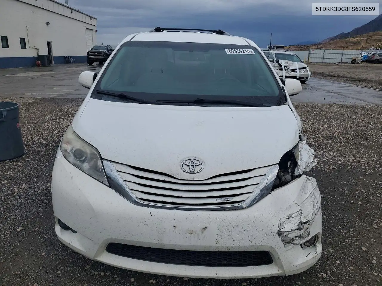 2015 TOYOTA SIENNA VIN 5TDKK3DC8FS620559 — фото 5