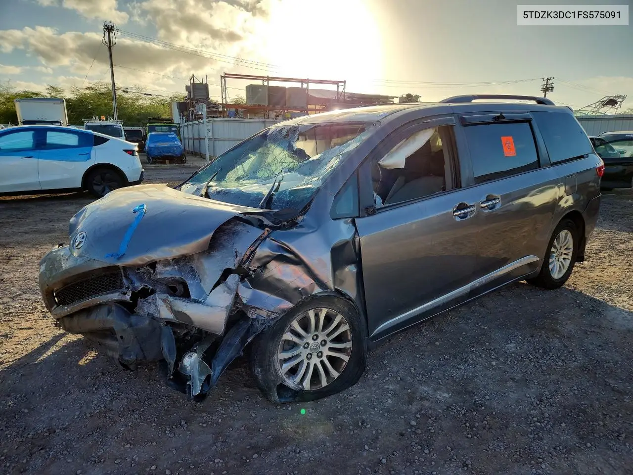 2015 TOYOTA SIENNA VIN 5TDYK3DC8FS641065 — фото 4