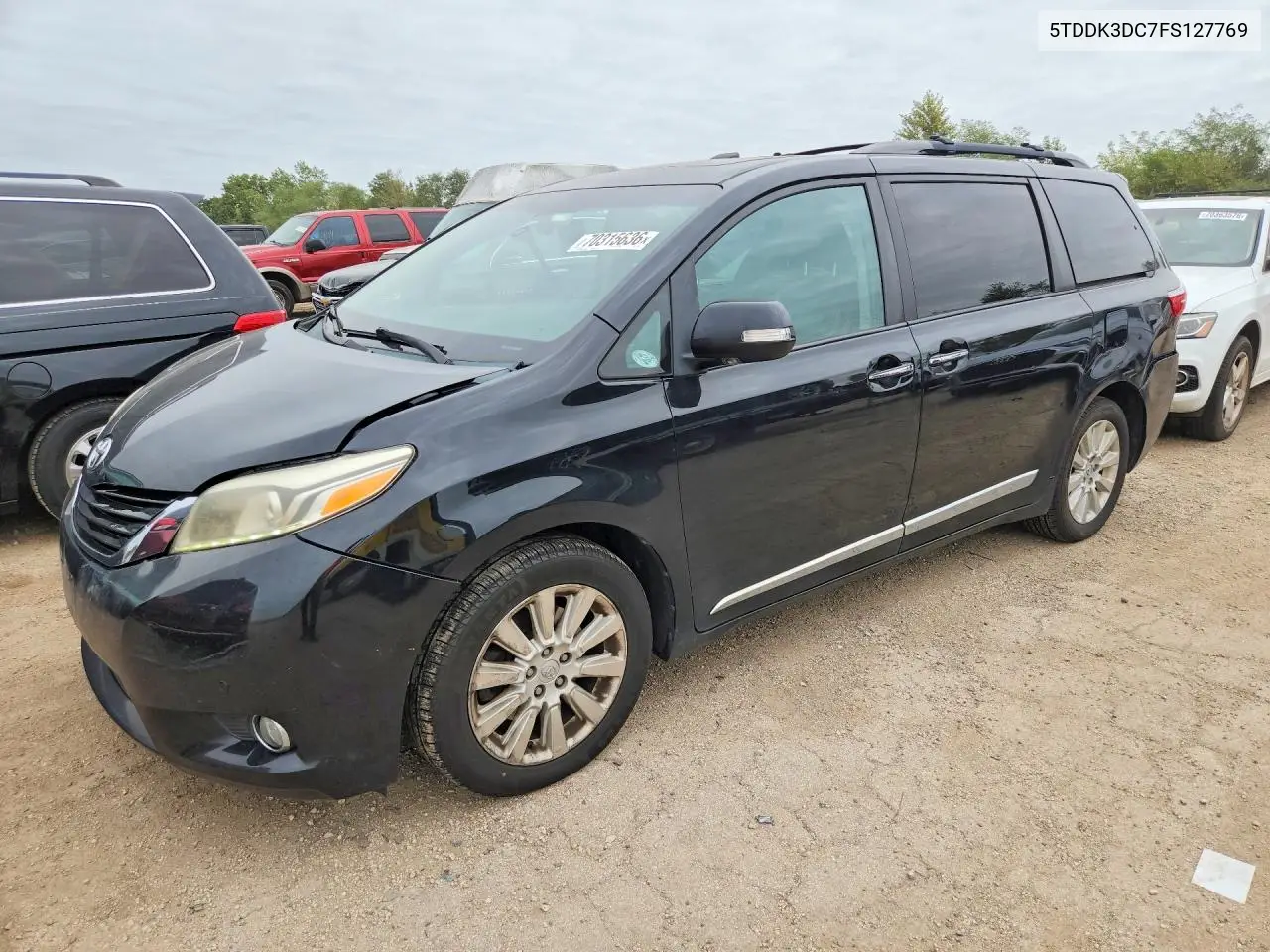 TOYOTA SIENNA 2015, VIN 5TDDK3DC7FS127769