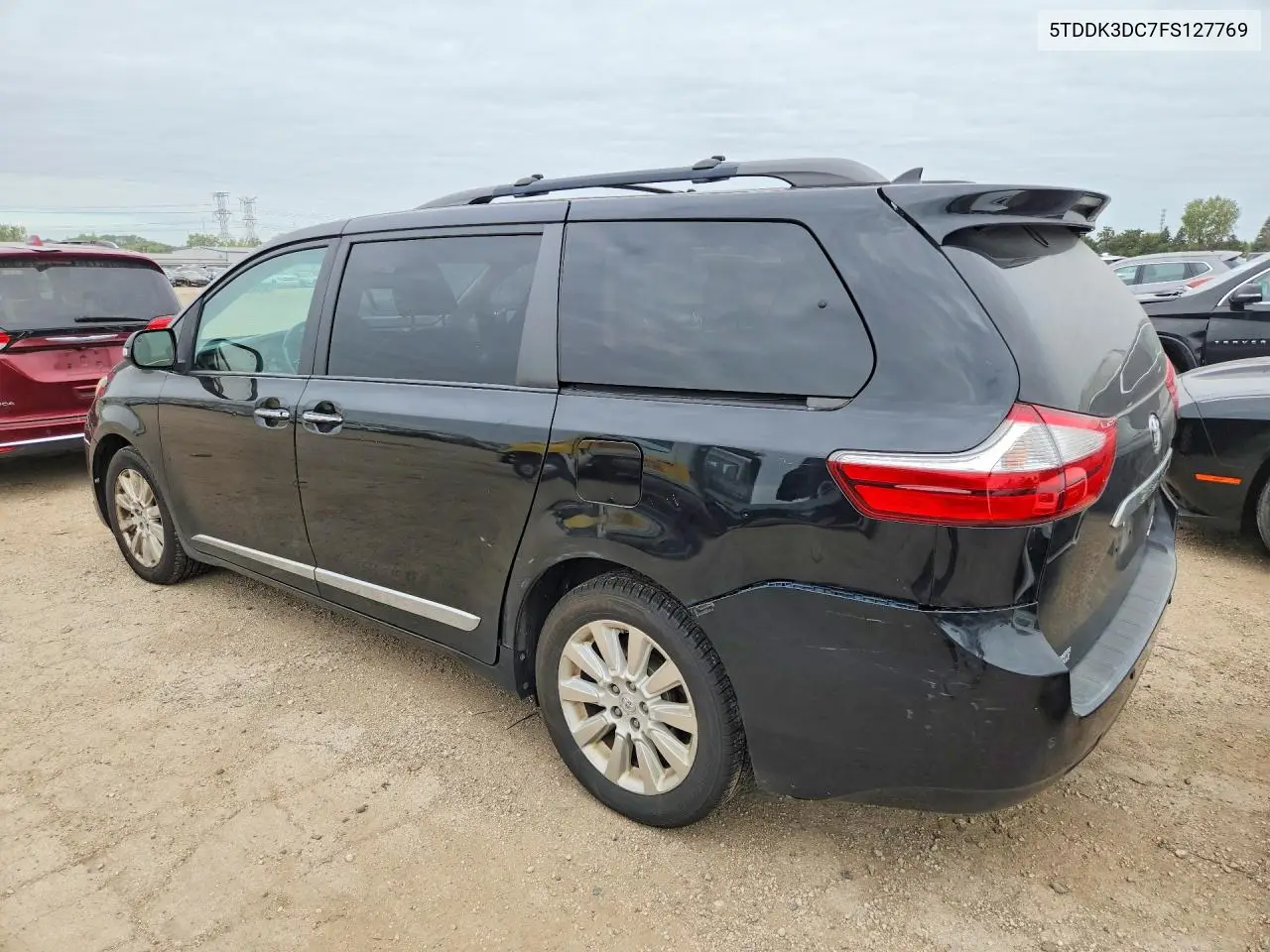 2015 TOYOTA SIENNA VIN 5TDDK3DC7FS127769 — фото 2
