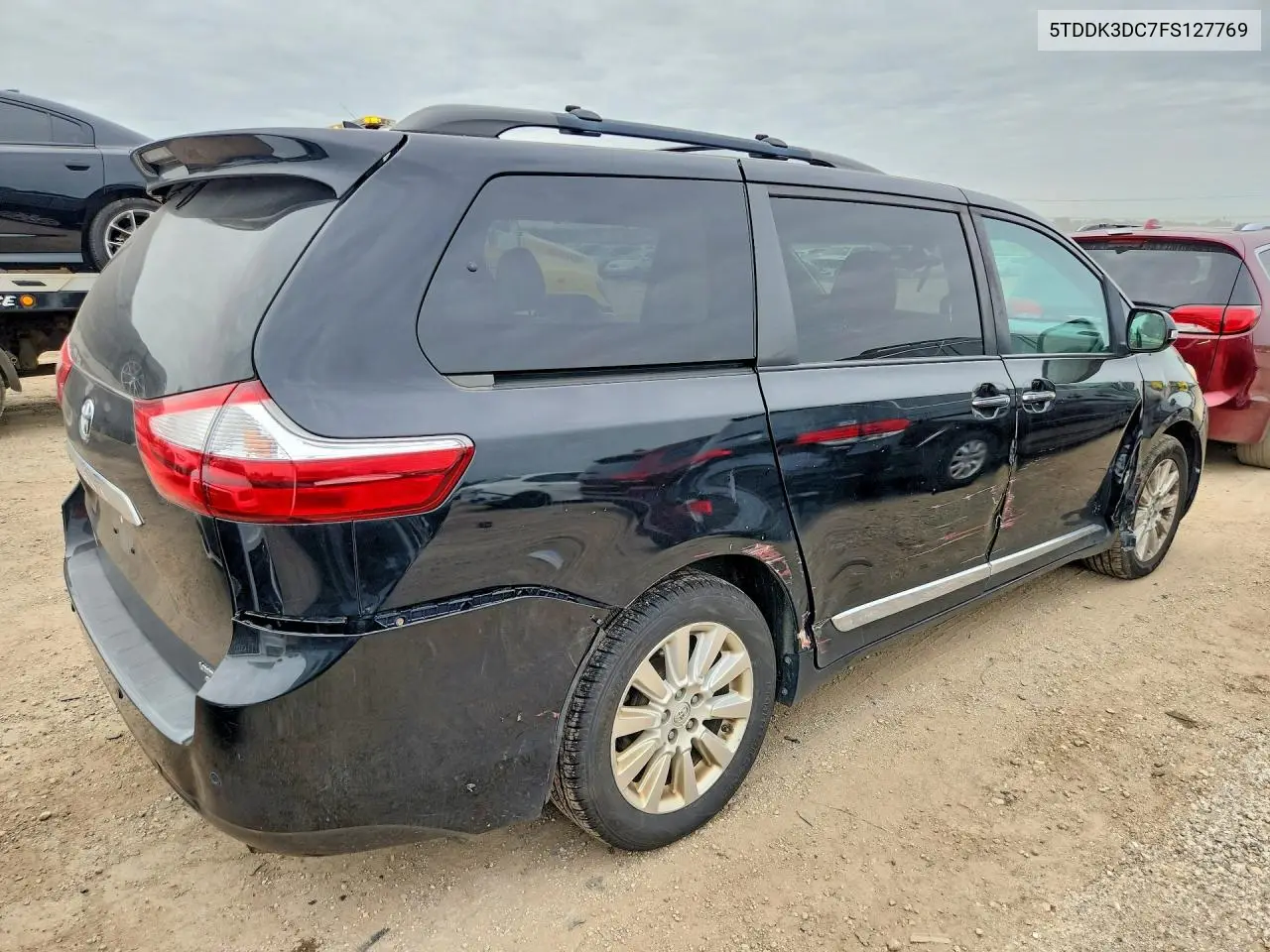 2015 TOYOTA SIENNA VIN 5TDDK3DC7FS127769 — фото 3