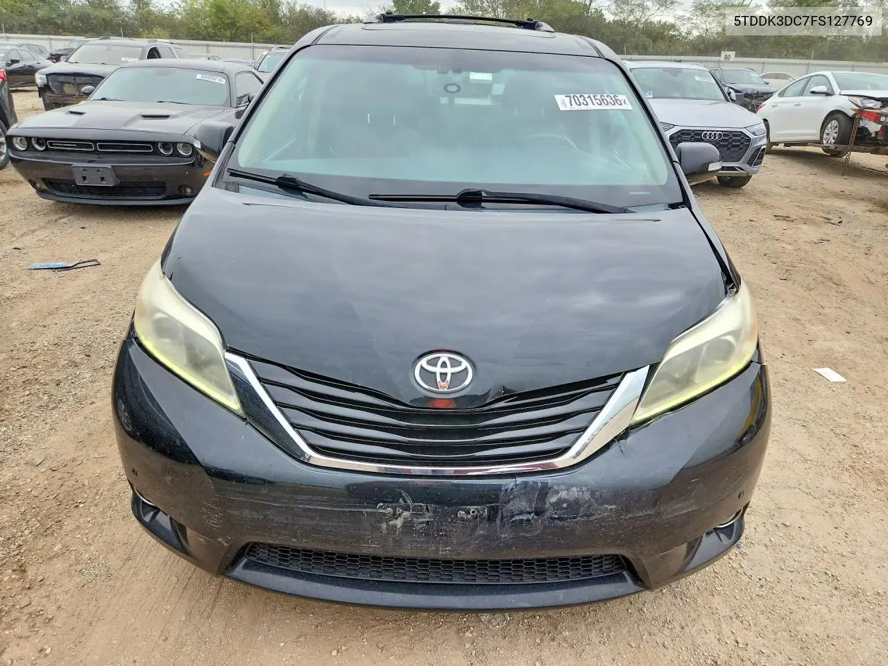 2015 TOYOTA SIENNA VIN 5TDDK3DC7FS127769 — фото 5