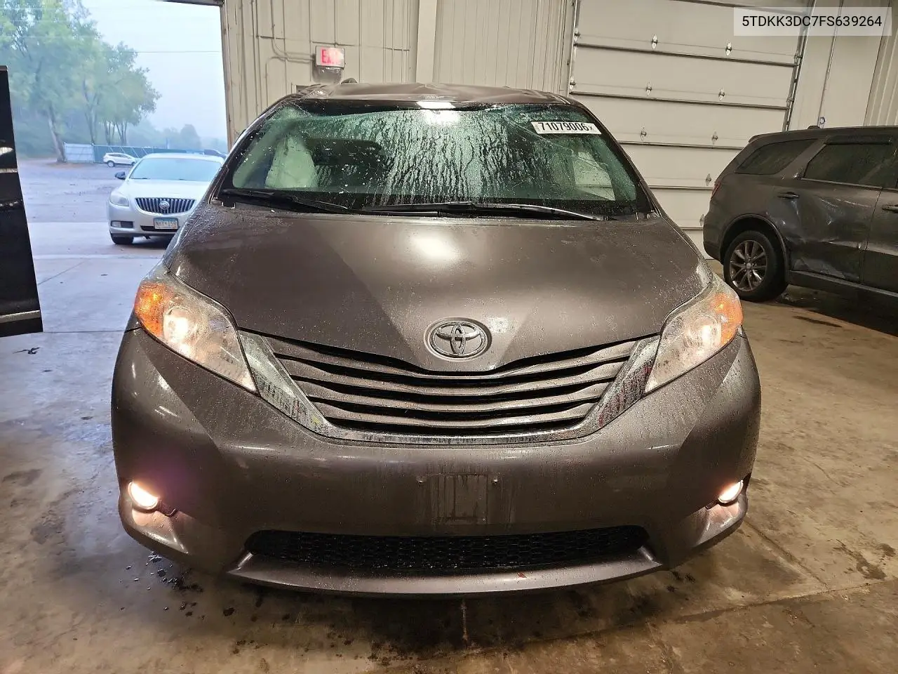 2015 TOYOTA SIENNA VIN 5TDKK3DC7FS639264 — фото 5