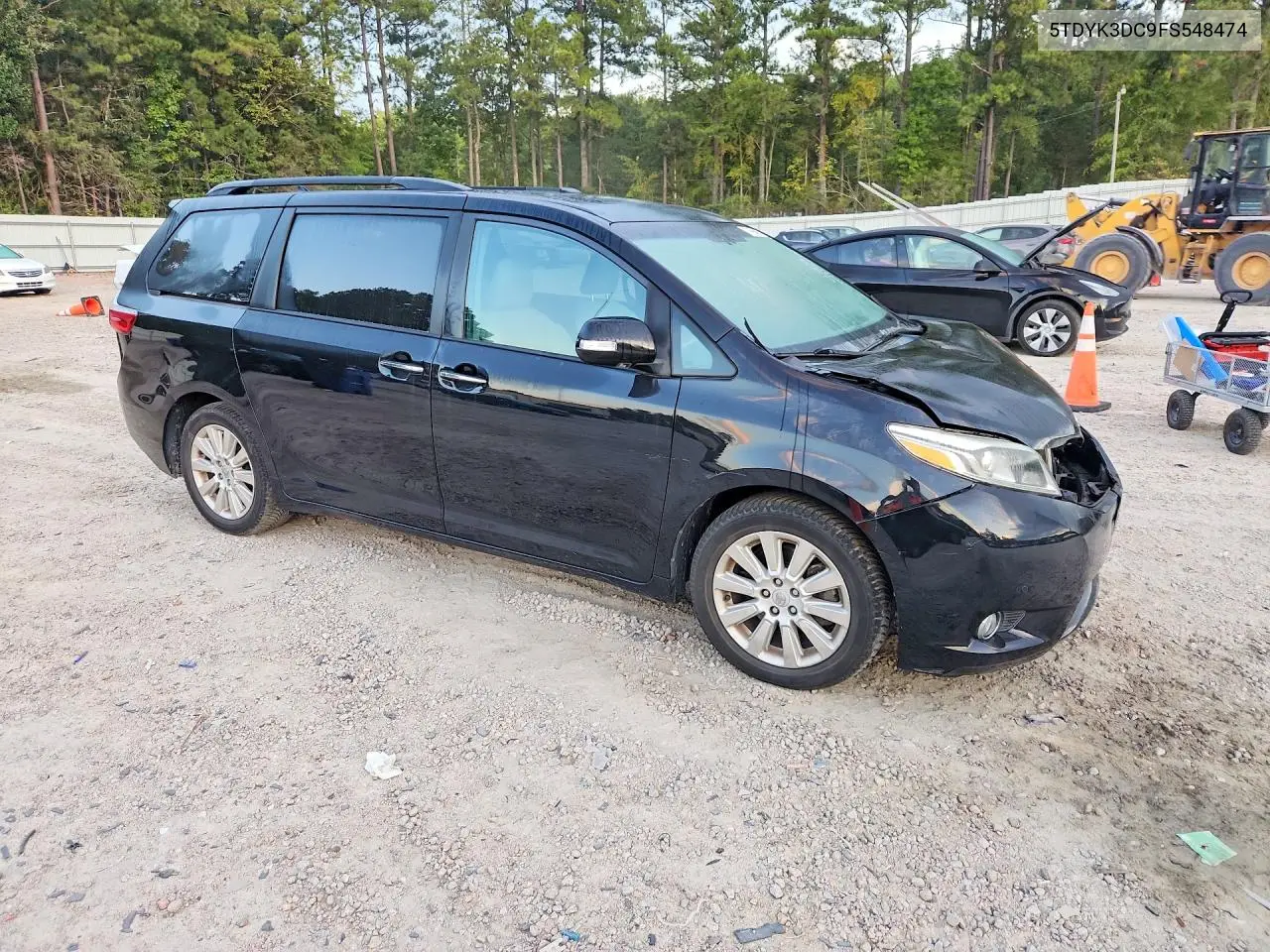 2015 TOYOTA SIENNA VIN 5TDYK3DC9FS548474 — фото 4