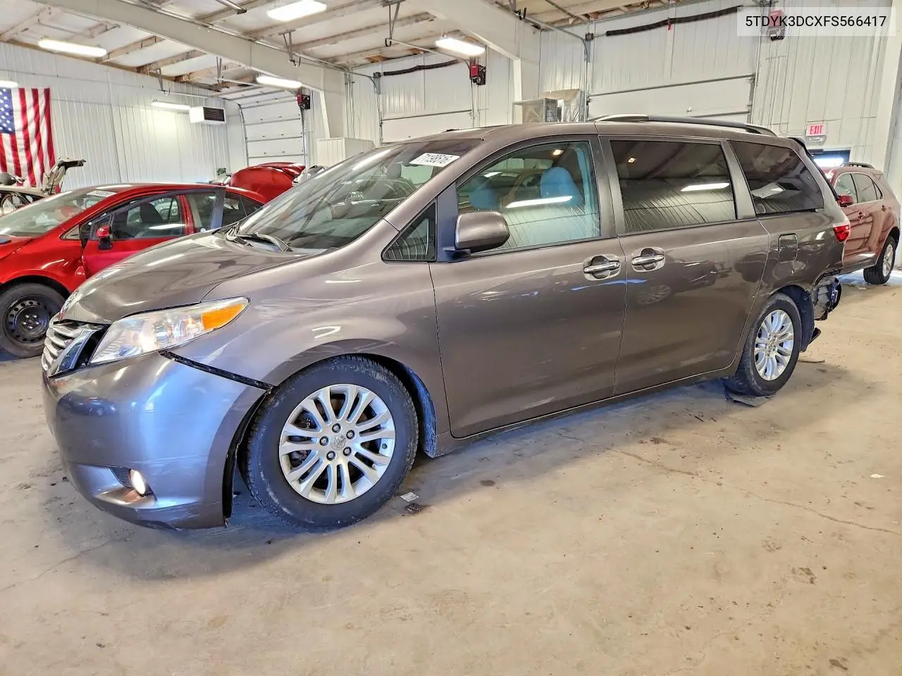 TOYOTA SIENNA 2015, VIN 5TDYK3DCXFS566417