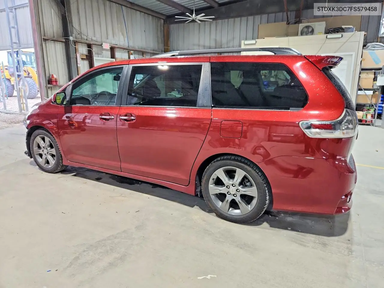 2015 TOYOTA SIENNA VIN 5TDXK3DC7FS579458 — фото 2