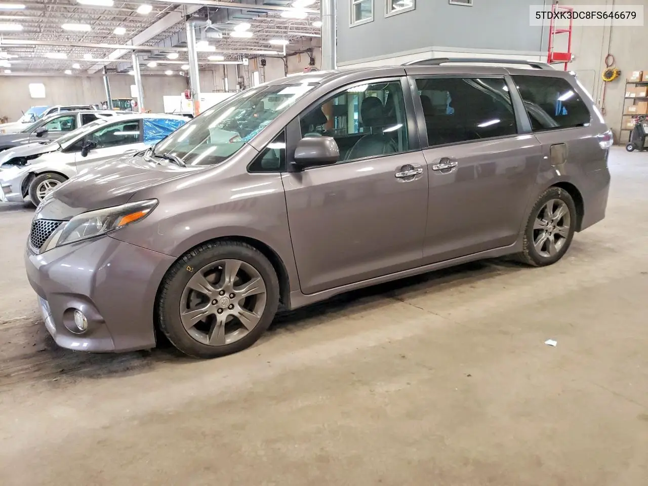 TOYOTA SIENNA 2015, VIN 5TDXK3DC8FS646679