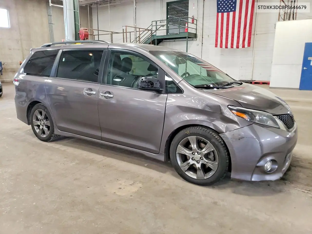 2015 TOYOTA SIENNA VIN 5TDXK3DC8FS646679 — фото 4