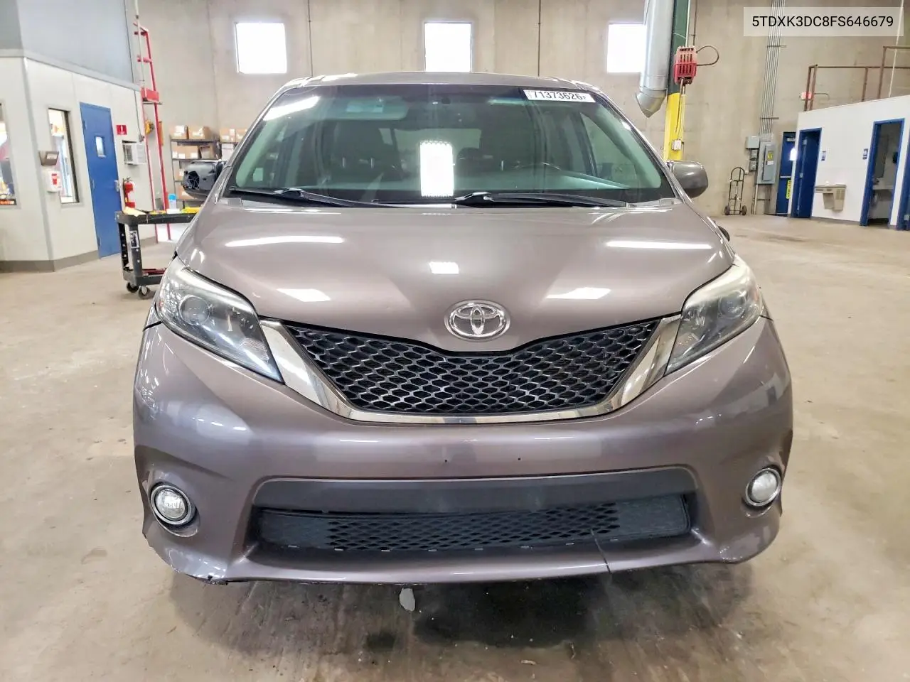 2015 TOYOTA SIENNA VIN 5TDXK3DC8FS646679 — фото 5