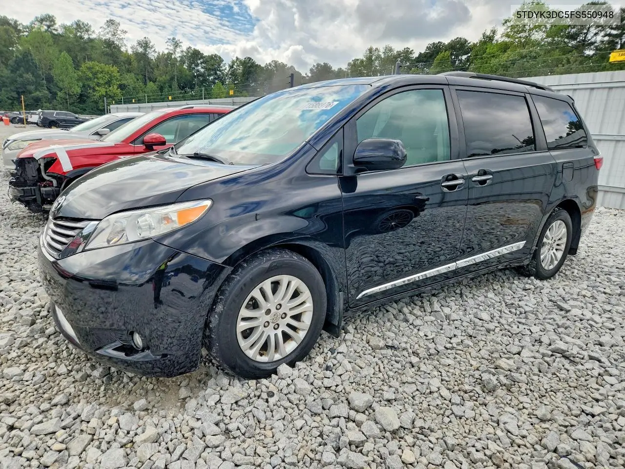 TOYOTA SIENNA 2015, VIN 5TDYK3DC5FS550948