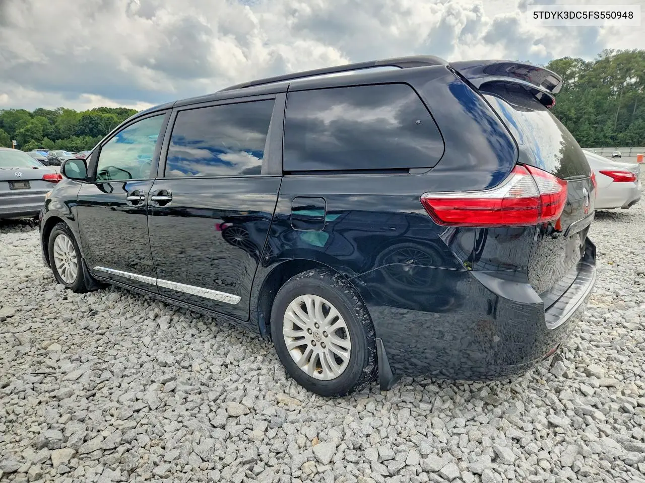 2015 TOYOTA SIENNA VIN 5TDYK3DC5FS550948 — фото 2