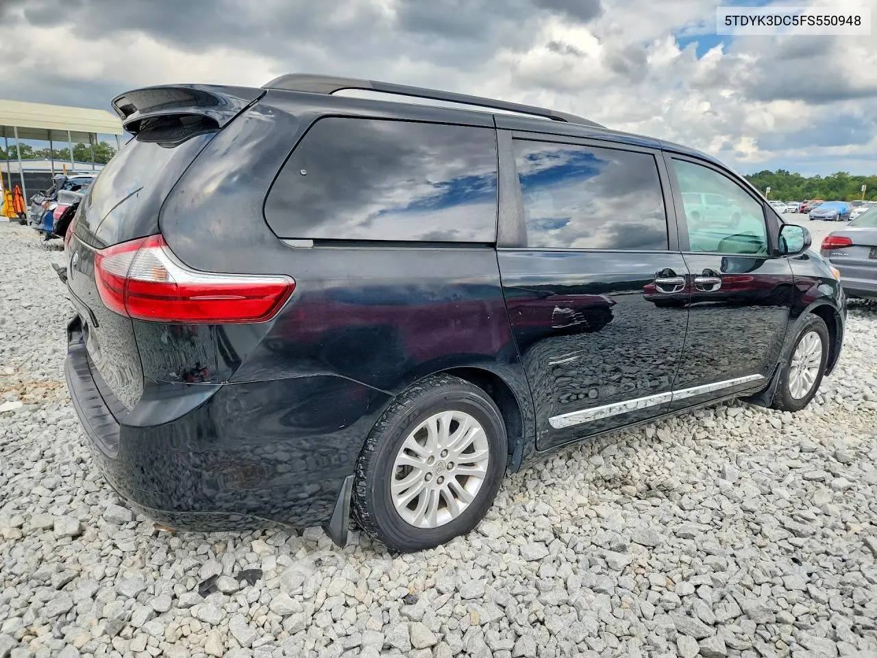 2015 TOYOTA SIENNA VIN 5TDYK3DC5FS550948 — фото 3
