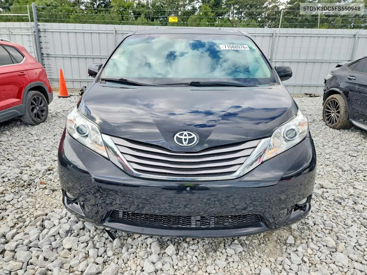 2015 TOYOTA SIENNA VIN 5TDYK3DC5FS550948 — фото 5