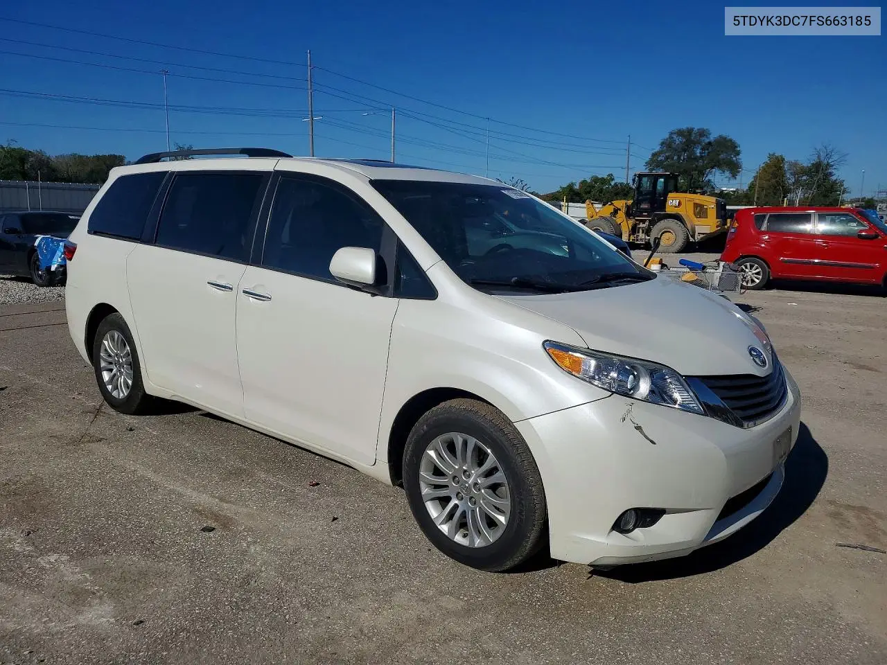 2015 TOYOTA SIENNA VIN 5TDYK3DC7FS663185 — фото 4