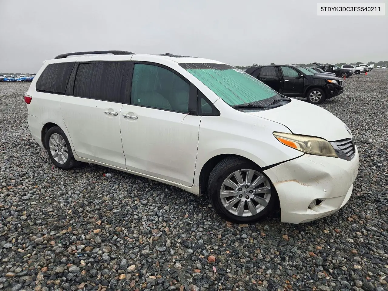 2015 TOYOTA SIENNA VIN 5TDYK3DC3FS540211 — фото 4