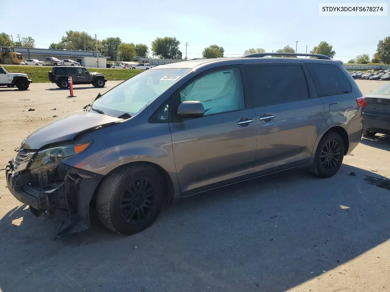 TOYOTA SIENNA 2015, VIN 5TDYK3DC4FS678274