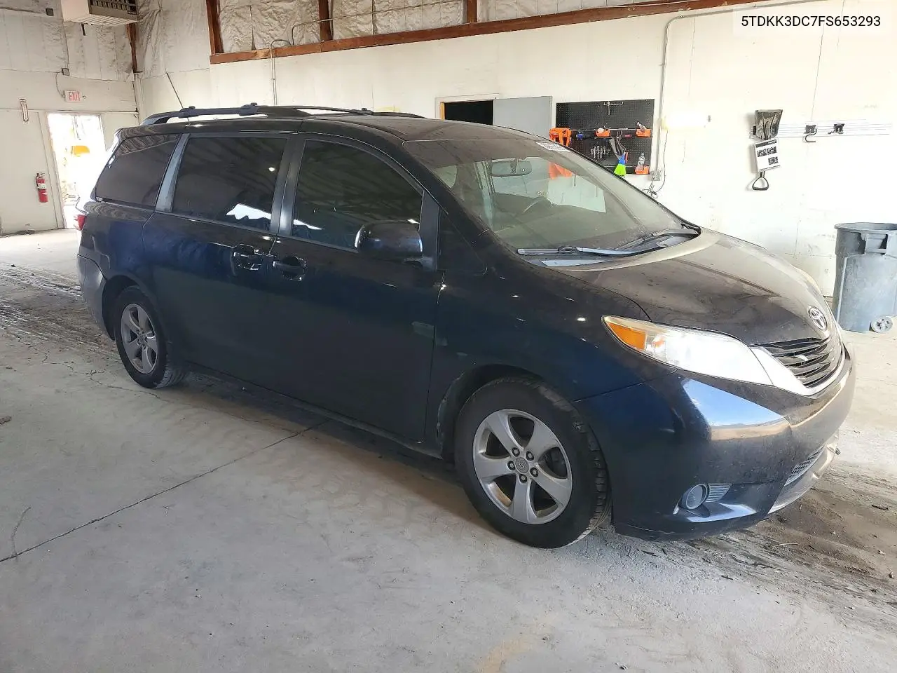 2015 TOYOTA SIENNA VIN 5TDKK3DC7FS653293 — фото 4