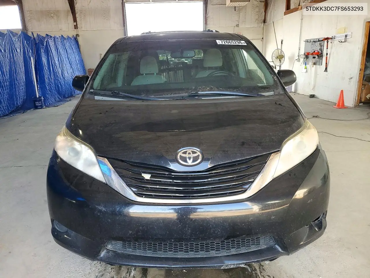 2015 TOYOTA SIENNA VIN 5TDKK3DC7FS653293 — фото 5