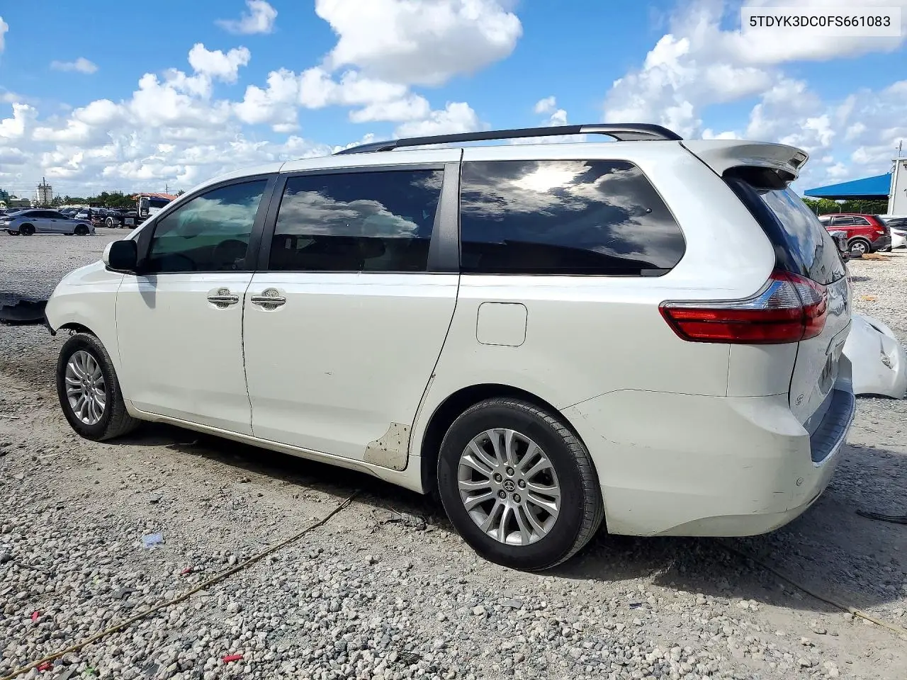 2015 TOYOTA SIENNA VIN 5TDYK3DC0FS661083 — фото 2