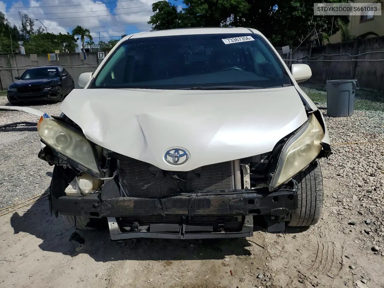 2015 TOYOTA SIENNA VIN 5TDYK3DC0FS661083 — фото 5