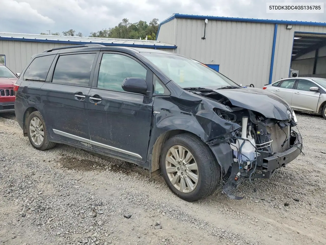 2016 TOYOTA SIENNA VIN 5TDDK3DC4GS136785 — фото 4