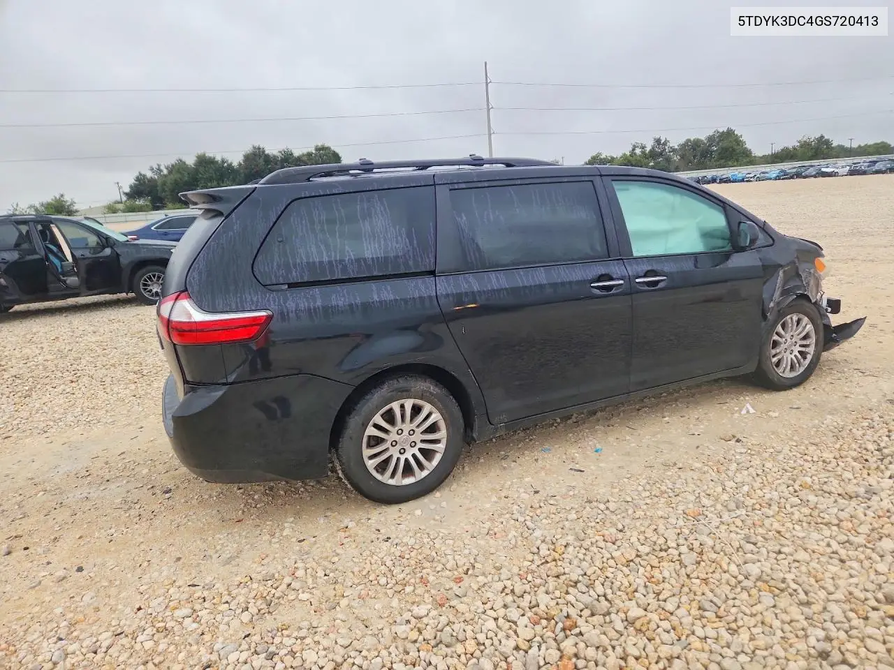 2016 TOYOTA SIENNA VIN 5TDYK3DC4GS720413 — фото 3