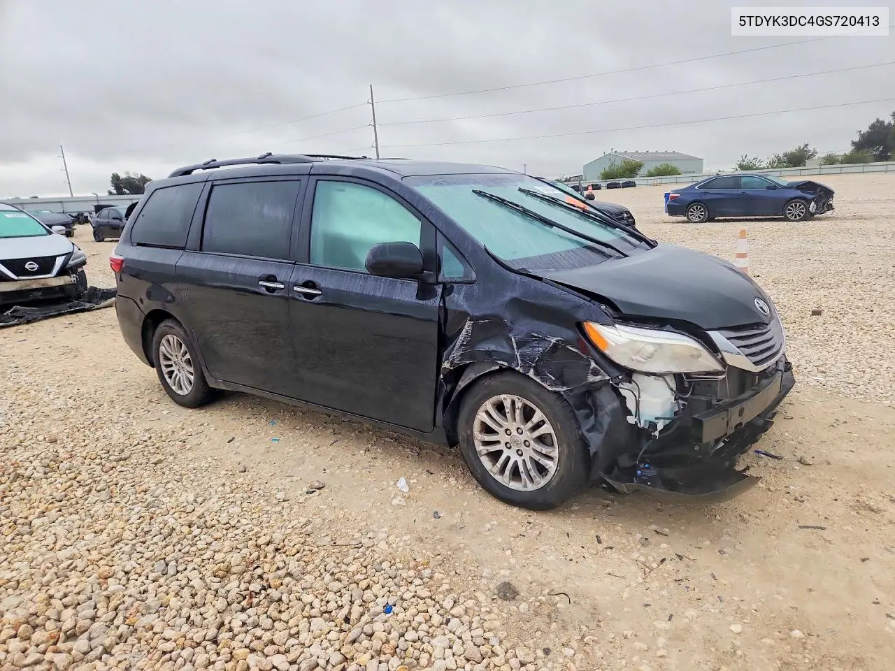 2016 TOYOTA SIENNA VIN 5TDYK3DC4GS720413 — фото 4