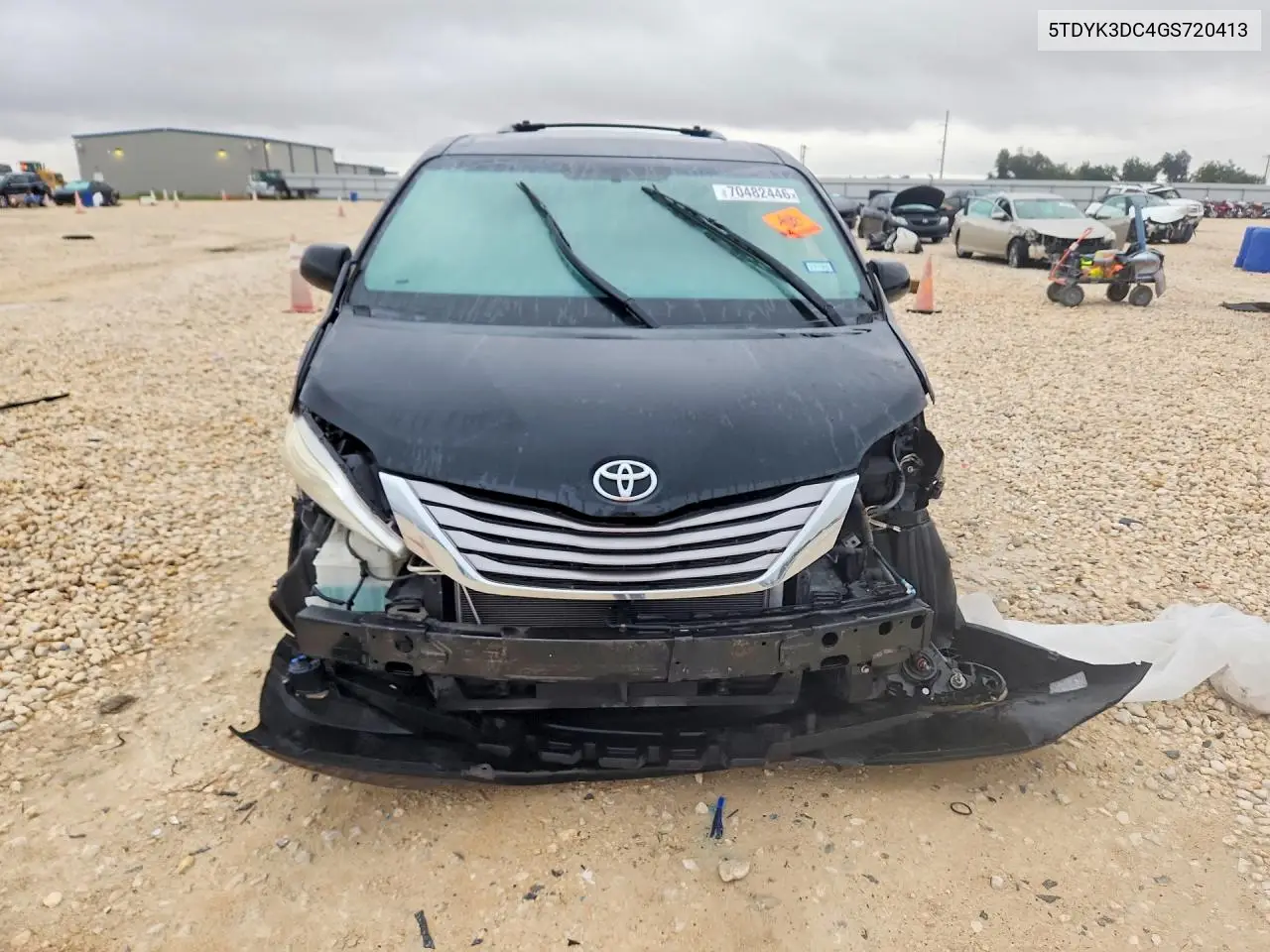 2016 TOYOTA SIENNA VIN 5TDYK3DC4GS720413 — фото 5