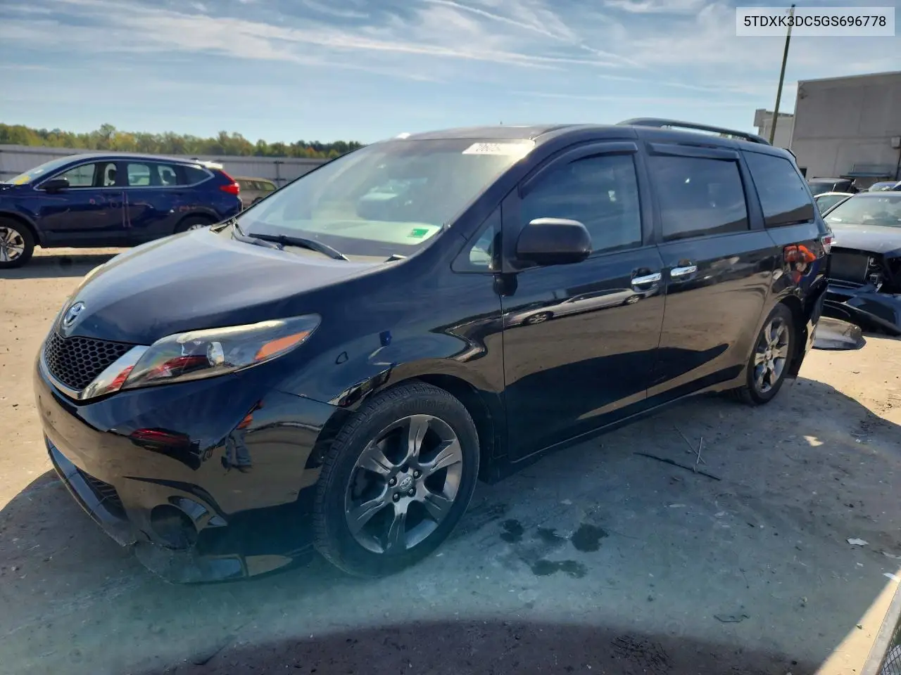 TOYOTA SIENNA 2016, VIN 5TDXK3DC5GS696778