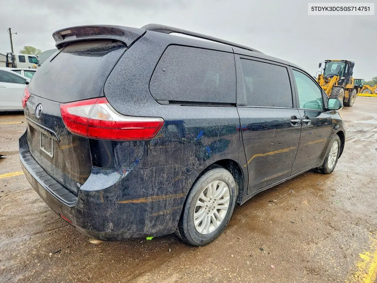 2016 TOYOTA SIENNA VIN 5TDYK3DC5GS714751 — фото 3