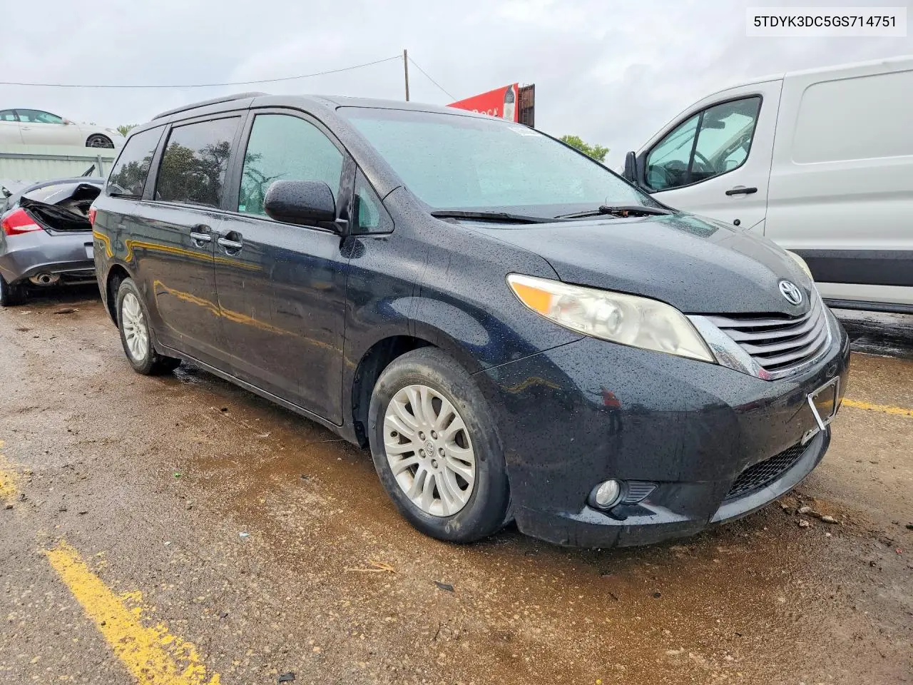 2016 TOYOTA SIENNA VIN 5TDYK3DC5GS714751 — фото 4