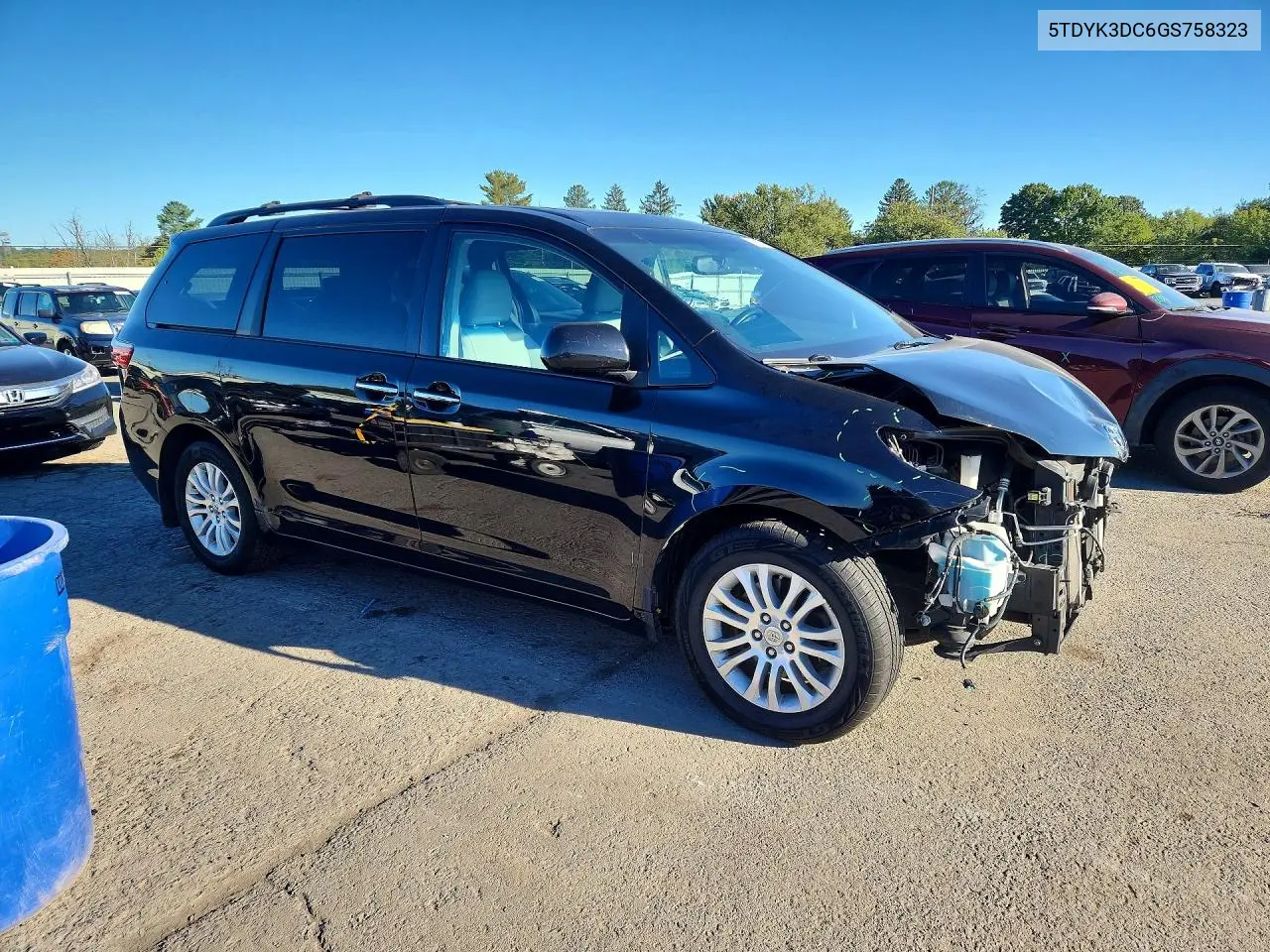 2016 TOYOTA SIENNA VIN 5TDYK3DC6GS758323 — фото 4