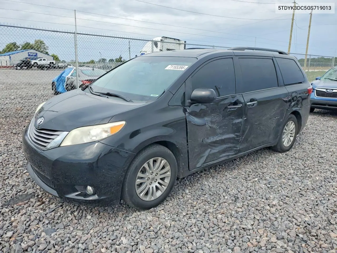 TOYOTA SIENNA 2016, VIN 5TDYK3DC5GS719013