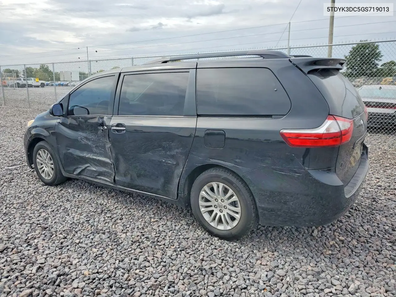 2016 TOYOTA SIENNA VIN 5TDYK3DC5GS719013 — фото 2