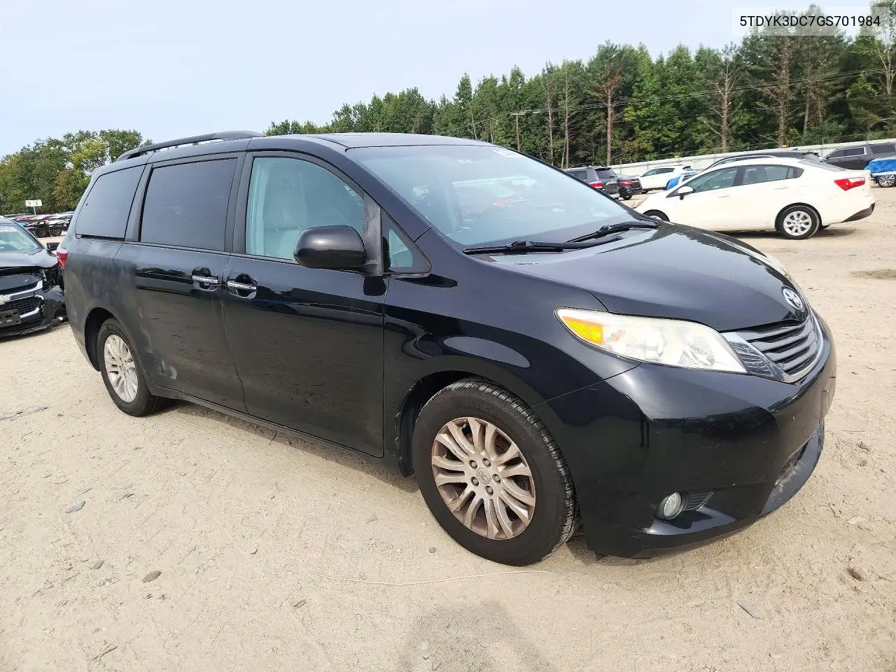 2016 TOYOTA SIENNA VIN 5TDYK3DC7GS701984 — фото 4