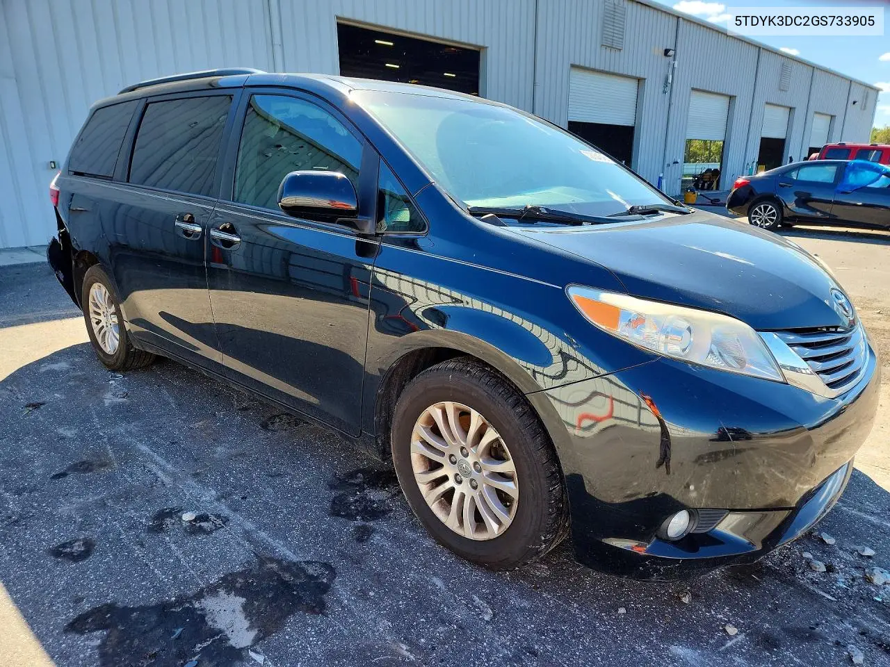 2016 TOYOTA SIENNA VIN 5TDYK3DC2GS733905 — фото 4