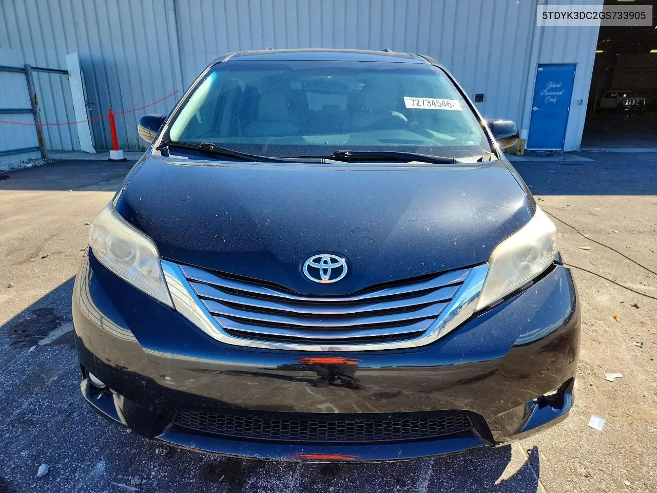2016 TOYOTA SIENNA VIN 5TDYK3DC2GS733905 — фото 5