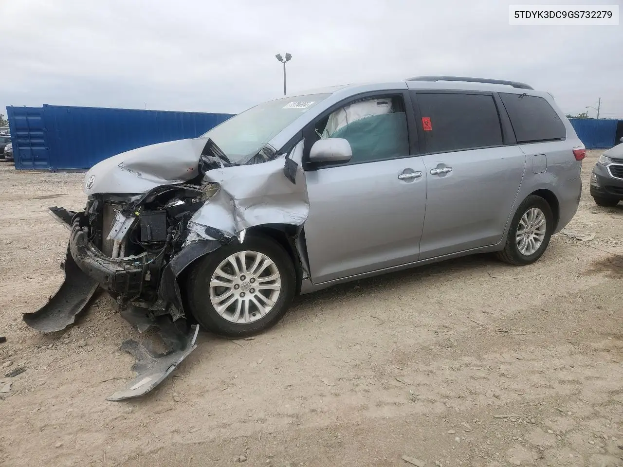 TOYOTA SIENNA 2016, VIN 5TDYK3DC9GS732279
