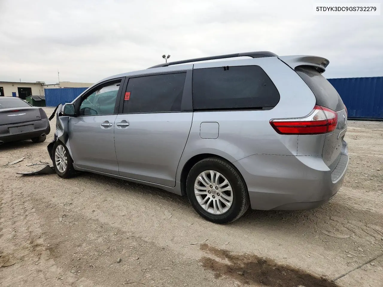 2016 TOYOTA SIENNA VIN 5TDYK3DC9GS732279 — фото 2