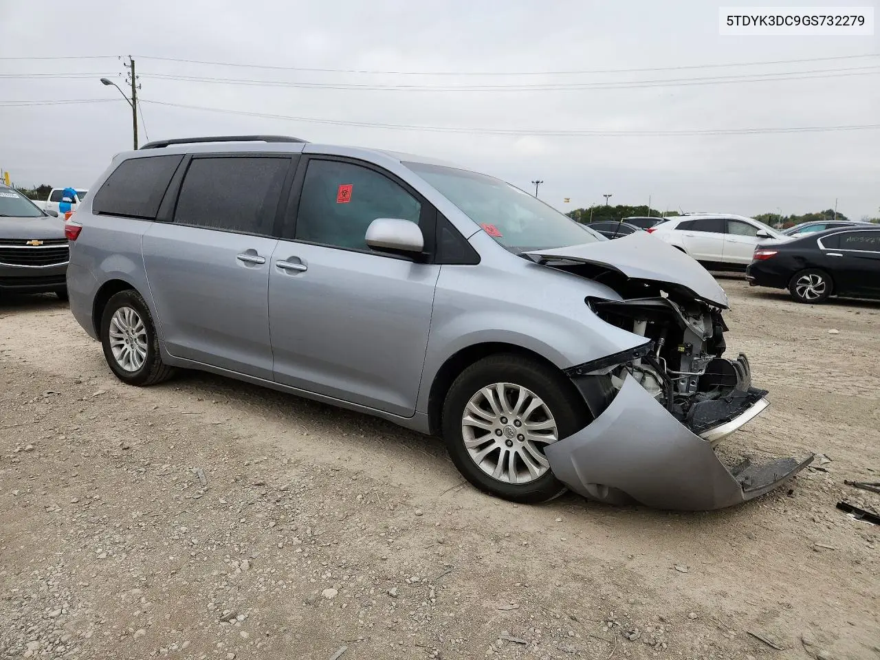 2016 TOYOTA SIENNA VIN 5TDYK3DC9GS732279 — фото 4