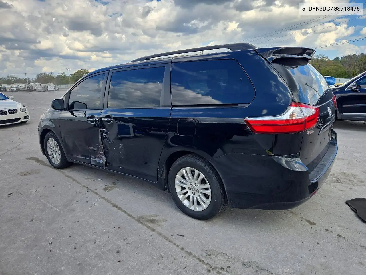 2016 TOYOTA SIENNA VIN 5TDYK3DC7GS718476 — фото 2