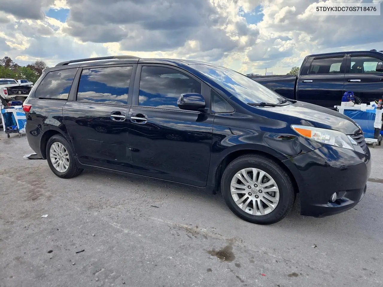 2016 TOYOTA SIENNA VIN 5TDYK3DC7GS718476 — фото 4