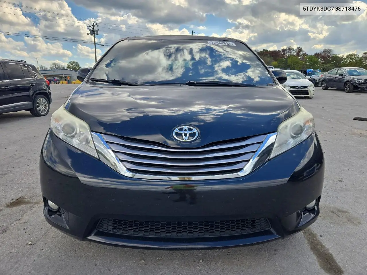 2016 TOYOTA SIENNA VIN 5TDYK3DC7GS718476 — фото 5