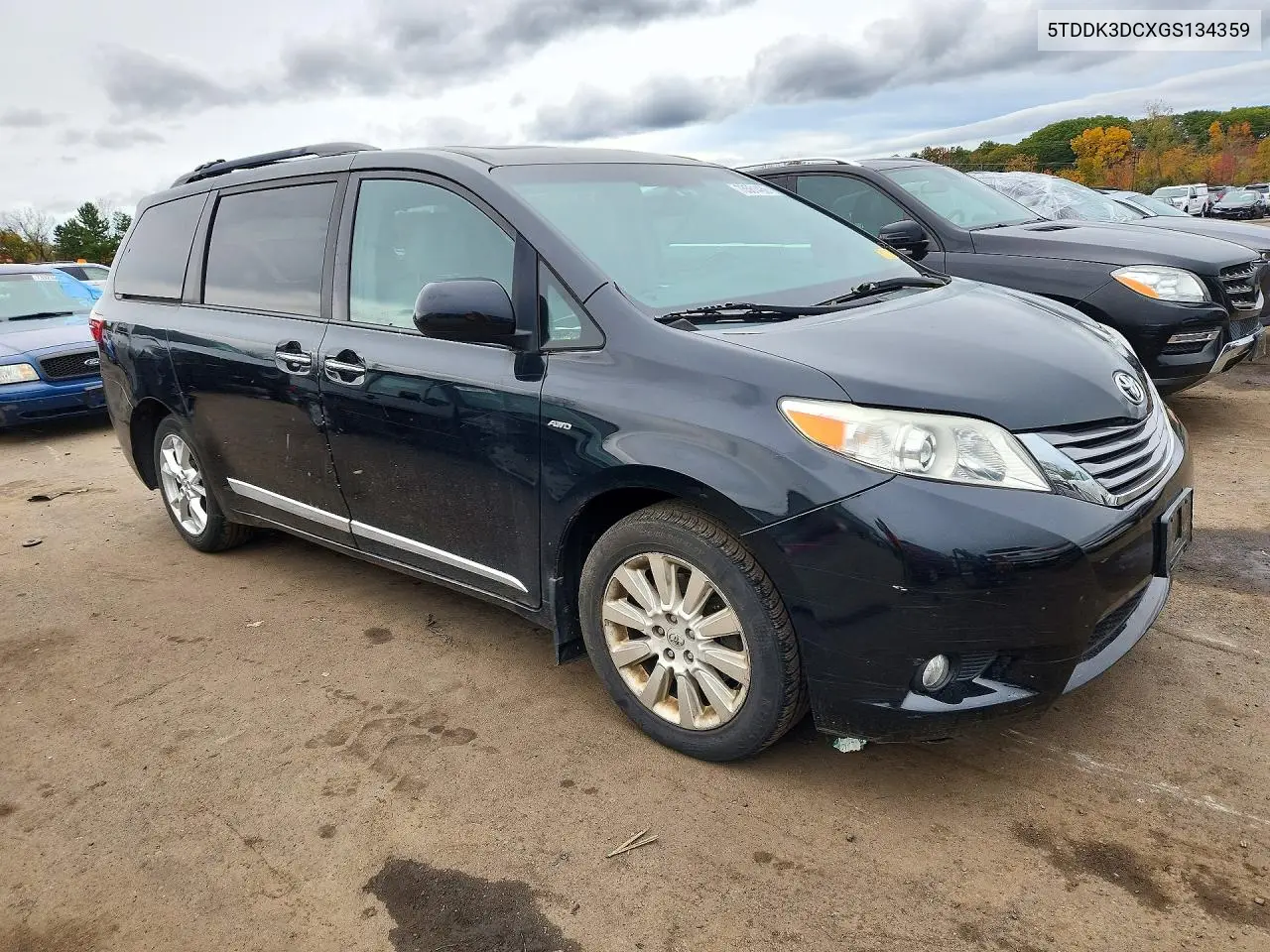 2016 TOYOTA SIENNA VIN 5TDDK3DCXGS134359 — фото 4