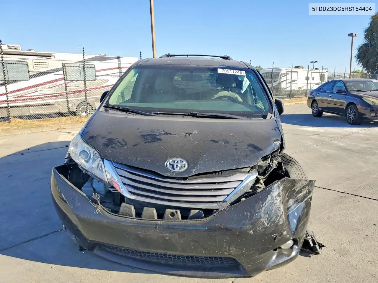 2017 TOYOTA SIENNA VIN 5TDDZ3DC5HS154404 — фото 5