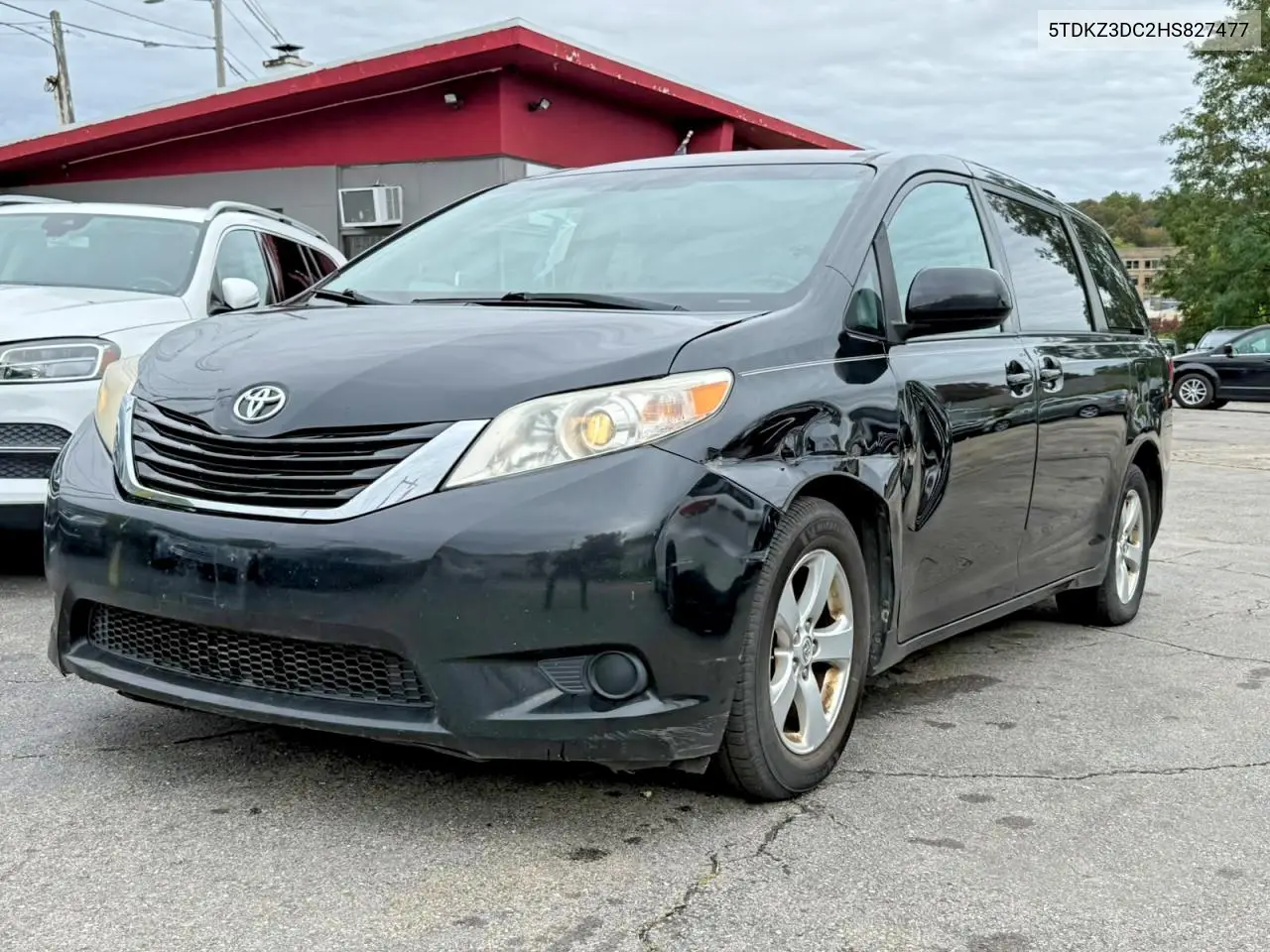 TOYOTA SIENNA 2017, VIN 5TDKZ3DC2HS827477