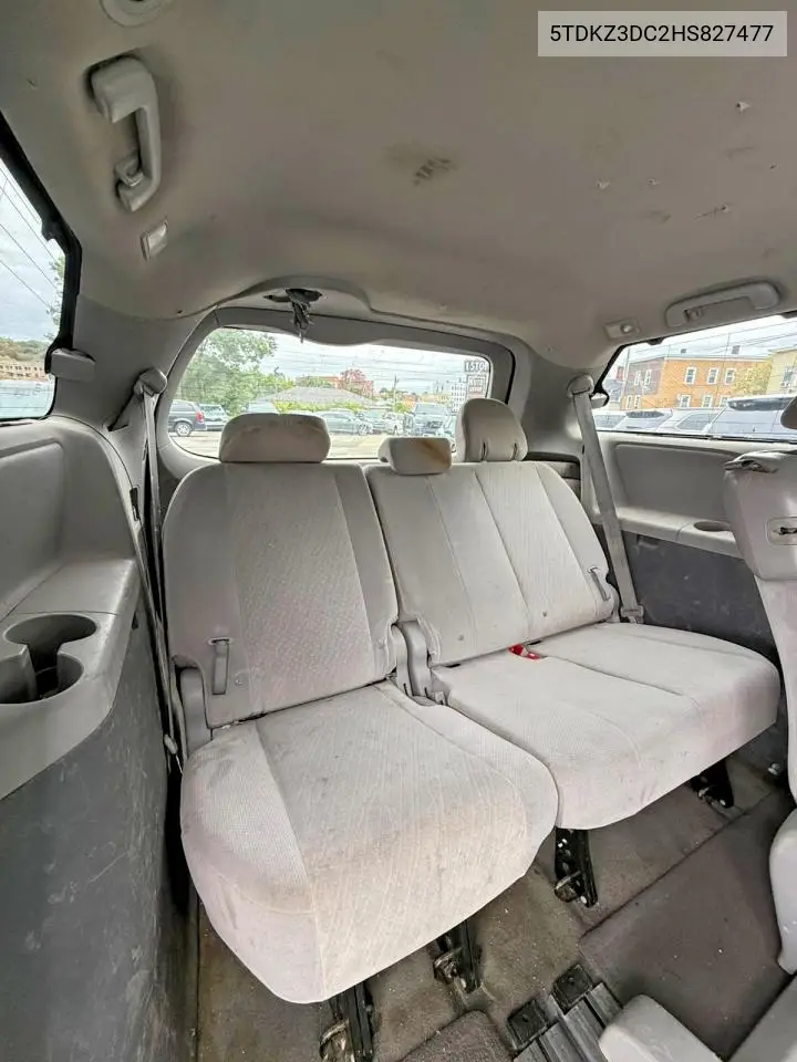 2017 TOYOTA SIENNA VIN 5TDKZ3DC2HS827477 — фото 5