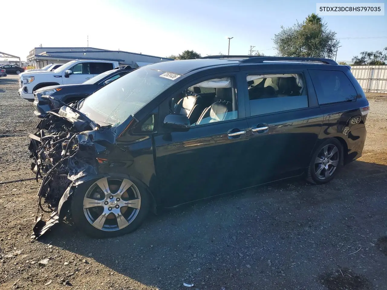 TOYOTA SIENNA 2017, VIN 5TDXZ3DC8HS797035
