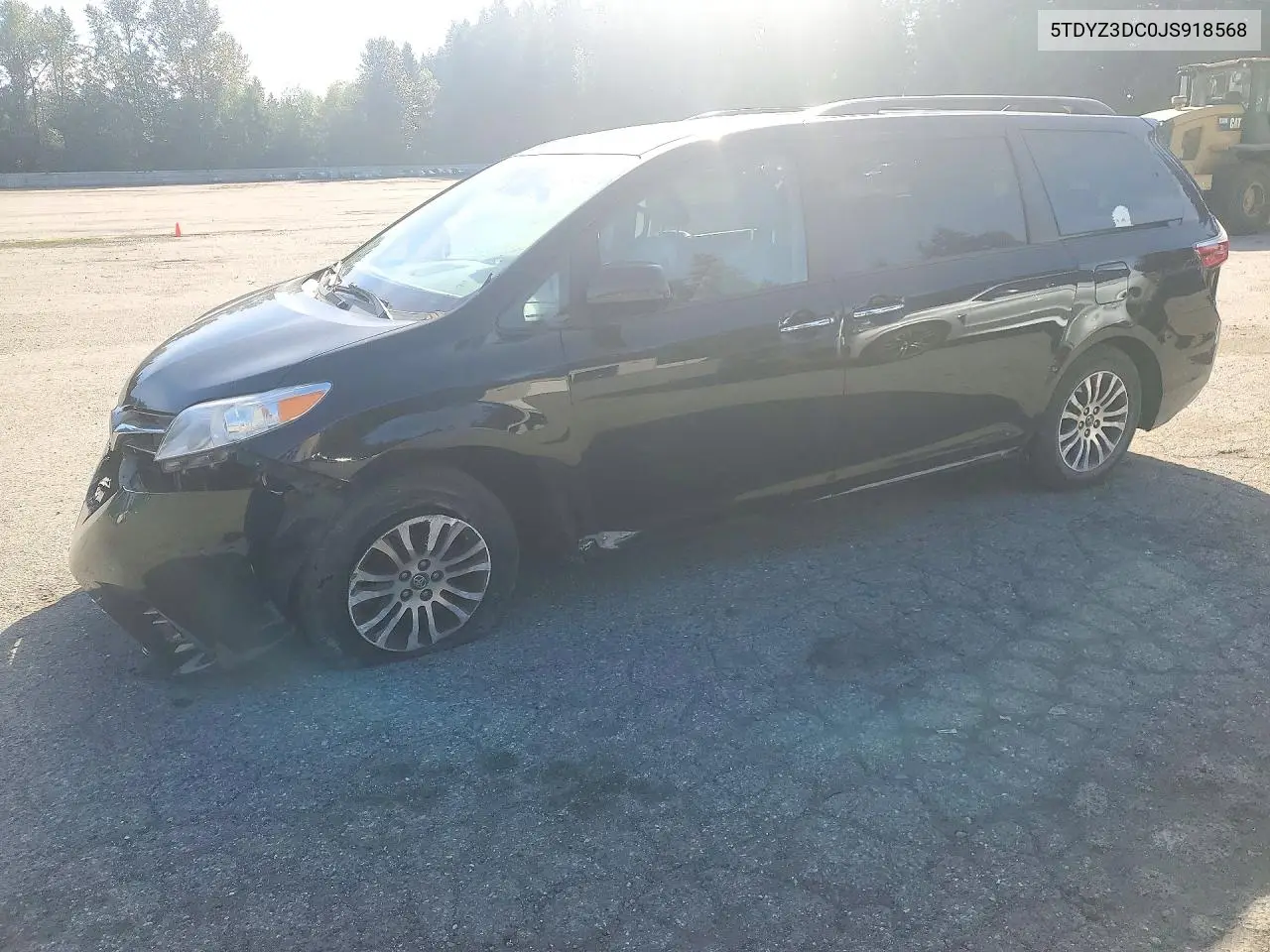 TOYOTA SIENNA 2018, VIN 5TDYZ3DC0JS918568