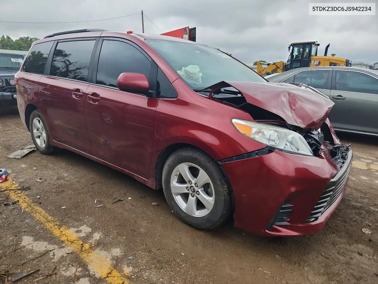 2018 TOYOTA SIENNA VIN 5TDKZ3DC6JS942234 — фото 4